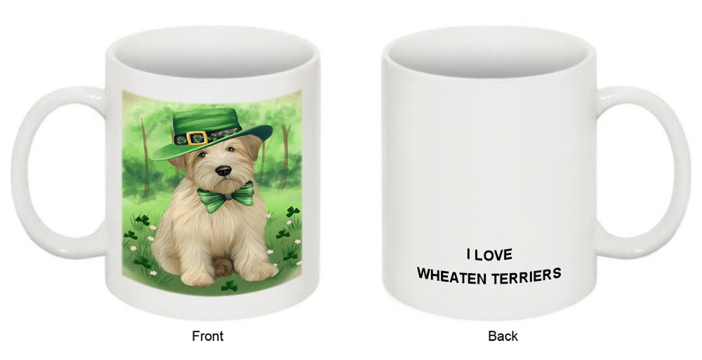 St. Patricks Day Irish Portrait Wheaten Terrier Dog Coffee Mug MUG52456