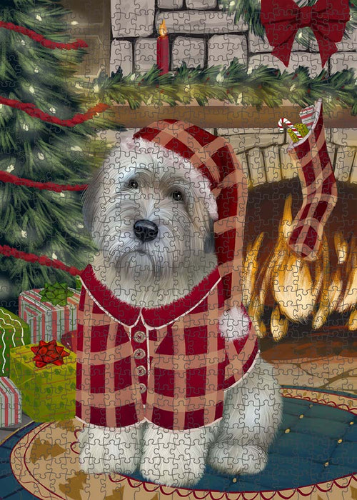 The Stocking was Hung Wheaten Terrier Dog Puzzle  PUZL90848