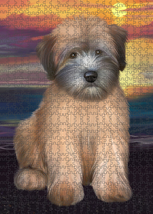 Wheaten Terrier Dog Puzzle with Photo Tin PUZL59475