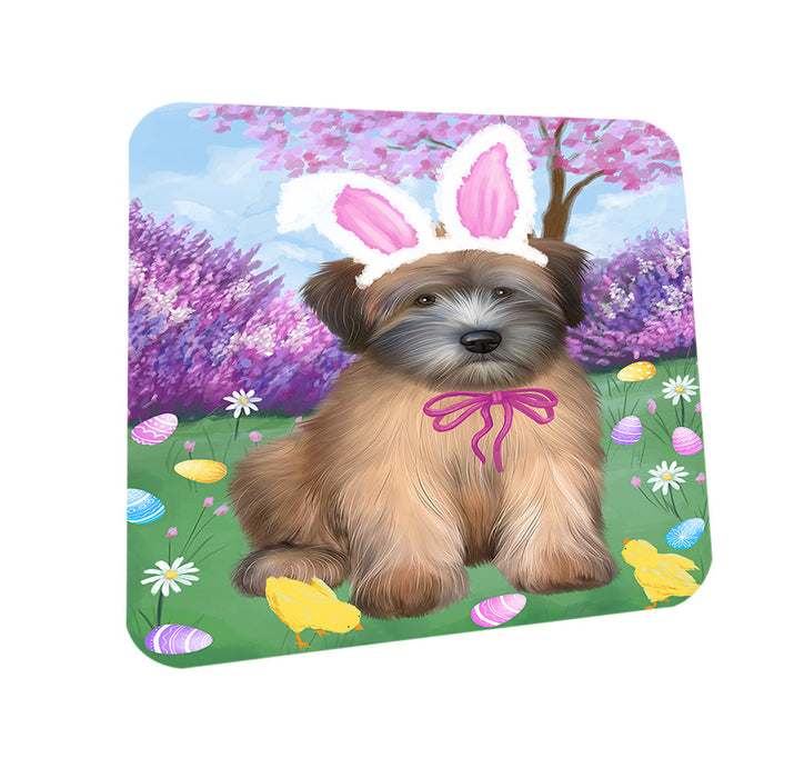 Easter Holiday Wheaten Terrier Dog Coasters Set of 4 CST56912