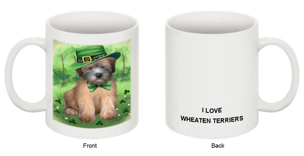St. Patricks Day Irish Portrait Wheaten Terrier Dog Coffee Mug MUG52457