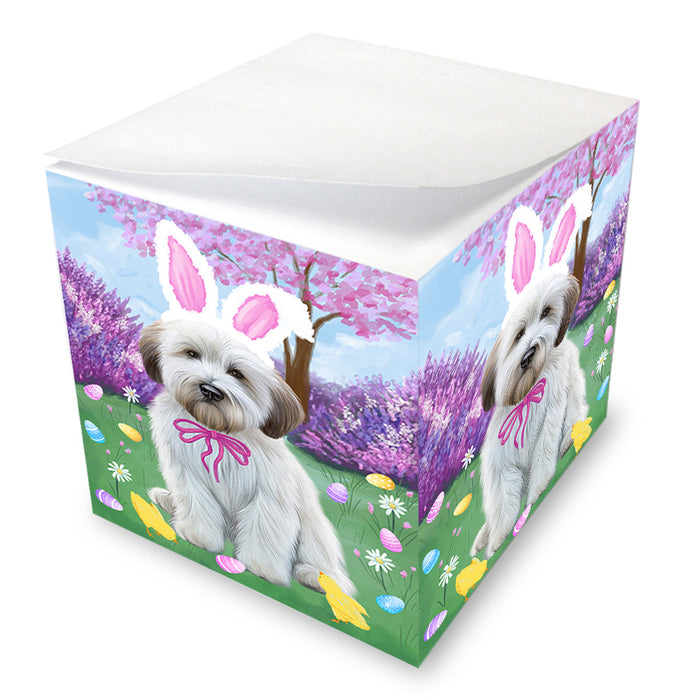 Easter Holiday Wheaten Terrier Dog Note Cube NOC55072