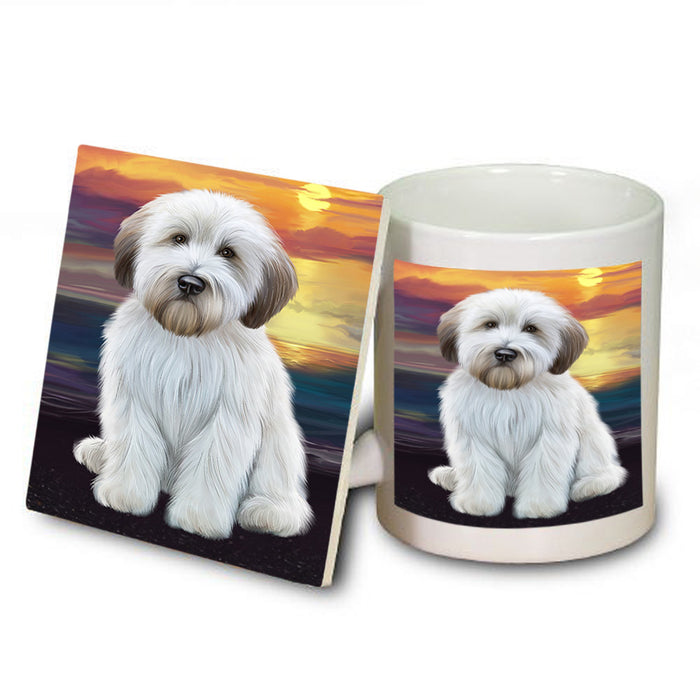 Wheaten Terrier Dog Mug and Coaster Set MUC51789