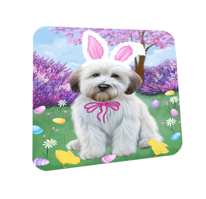 Easter Holiday Wheaten Terrier Dog Coasters Set of 4 CST56913