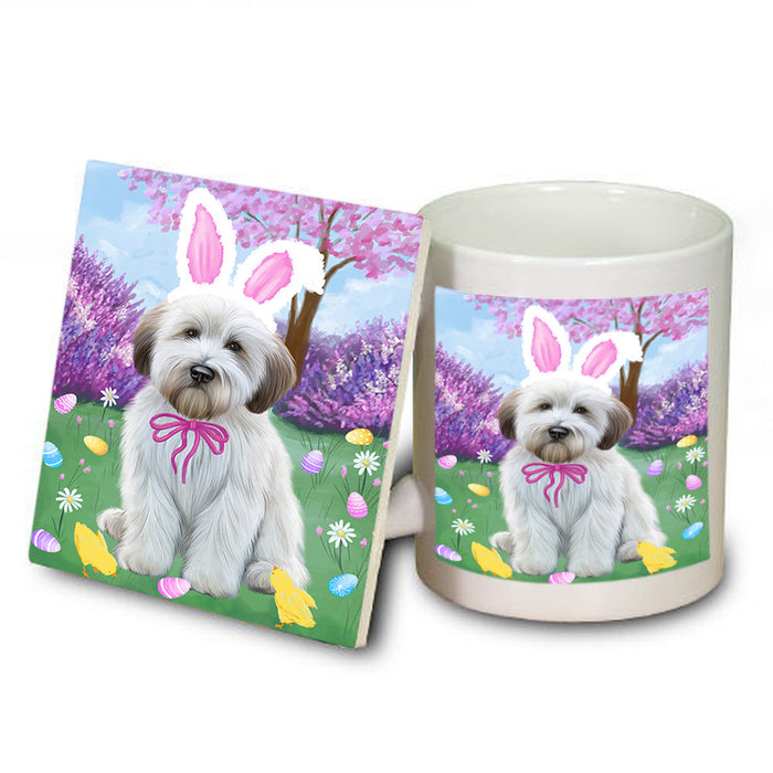 Easter Holiday Wheaten Terrier Dog Mug and Coaster Set MUC56947