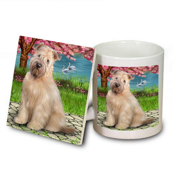 Wheaten Terrier Dog Mug and Coaster Set MUC51791