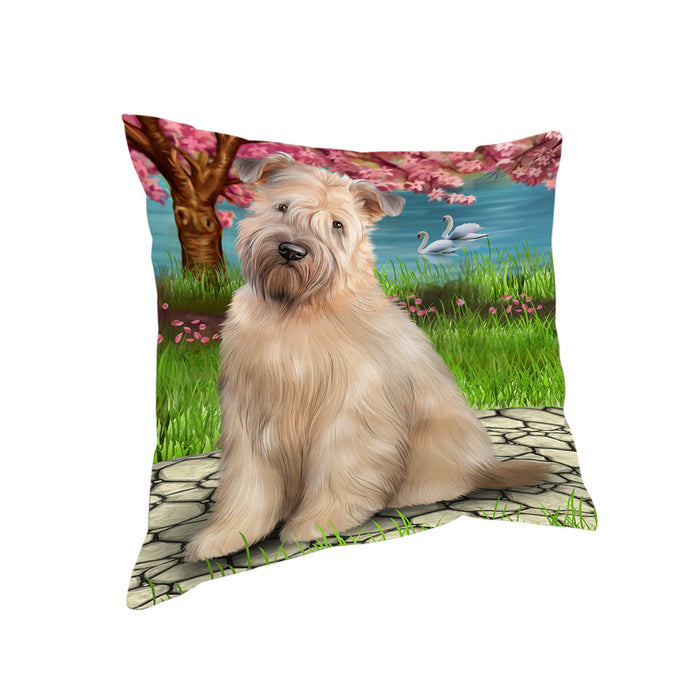 Wheaten Terrier Dog Pillow PIL63560