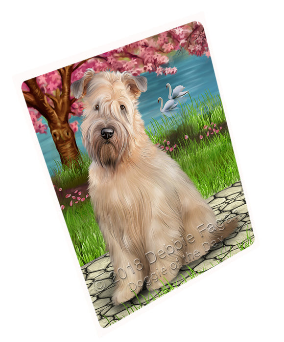 Wheaten Terrier Dog Magnet Mini (3.5" x 2") MAG59646
