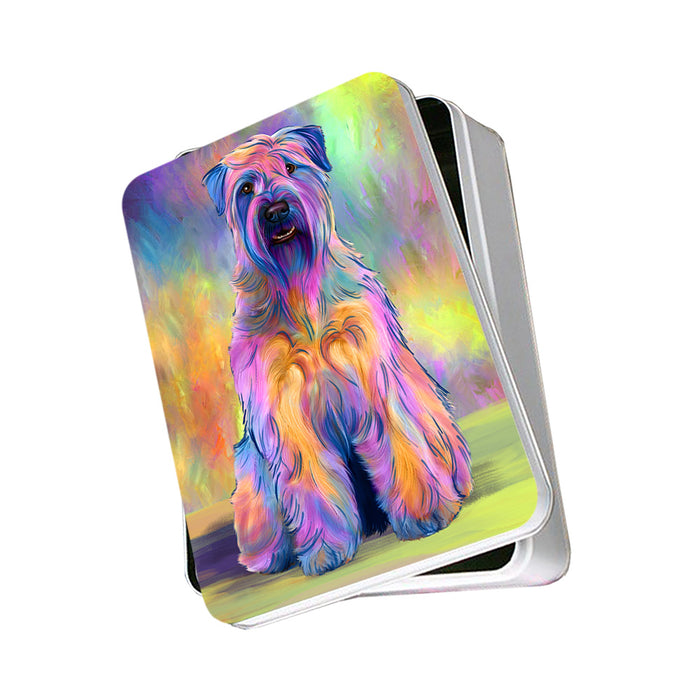 Paradise Wave Wheaten Terrier Dog Photo Storage Tin PITN56688