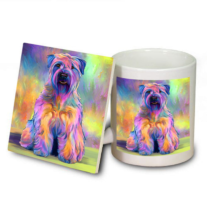 Paradise Wave Wheaten Terrier Dog Mug and Coaster Set MUC56737