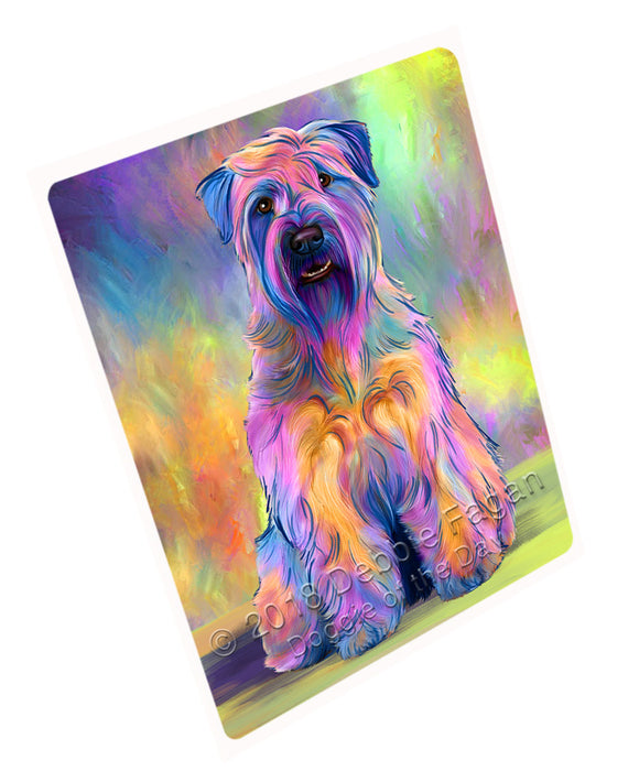 Paradise Wave Wheaten Terrier Dog Large Refrigerator / Dishwasher Magnet RMAG102738