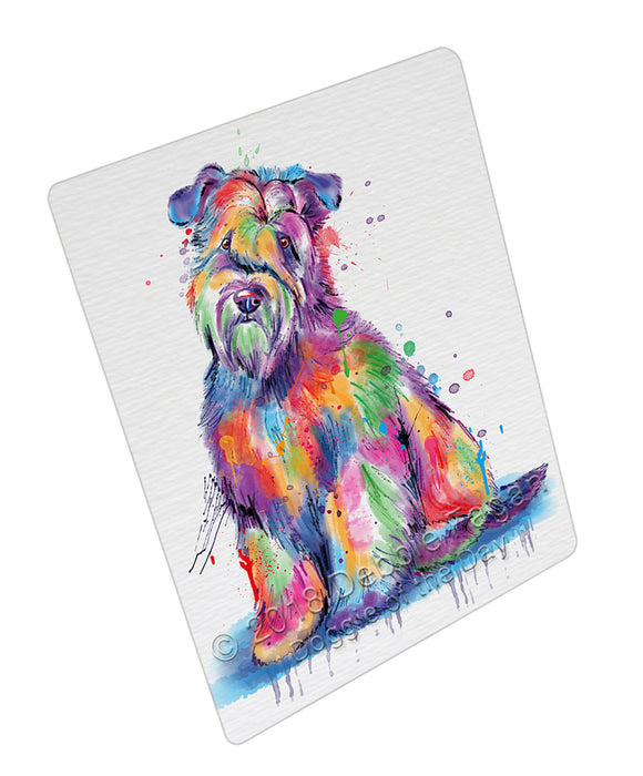 Watercolor Wheaten Terrier Dog Mini Magnet MAG76794