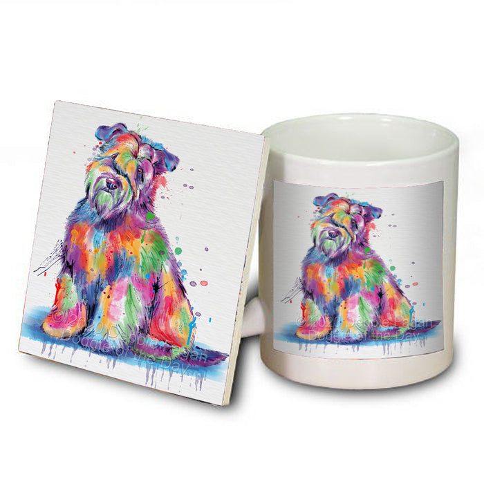 Watercolor Wheaten Terrier Dog Coasters Set of 4 CSTA57673