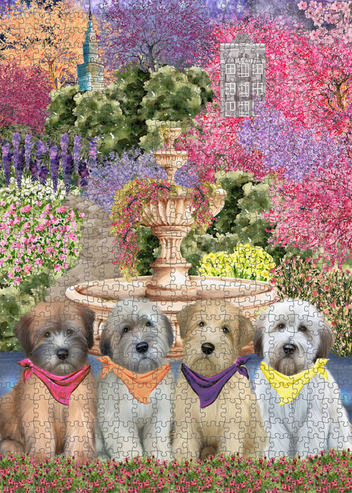 Wheaten Terrier Jigsaw Puzzle: Interlocking Puzzles Games for Adult, Explore a Variety of Custom Designs, Personalized, Pet and Dog Lovers Gift