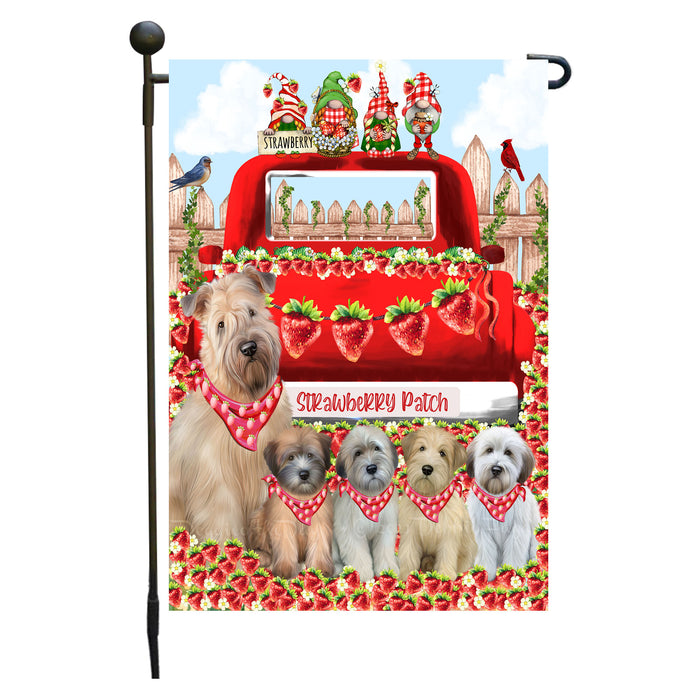 Wheaten Terrier Dogs Garden Flag: Explore a Variety of Custom Designs, Double-Sided, Personalized, Weather Resistant, Garden Outside Yard Decor, Dog Gift for Pet Lovers