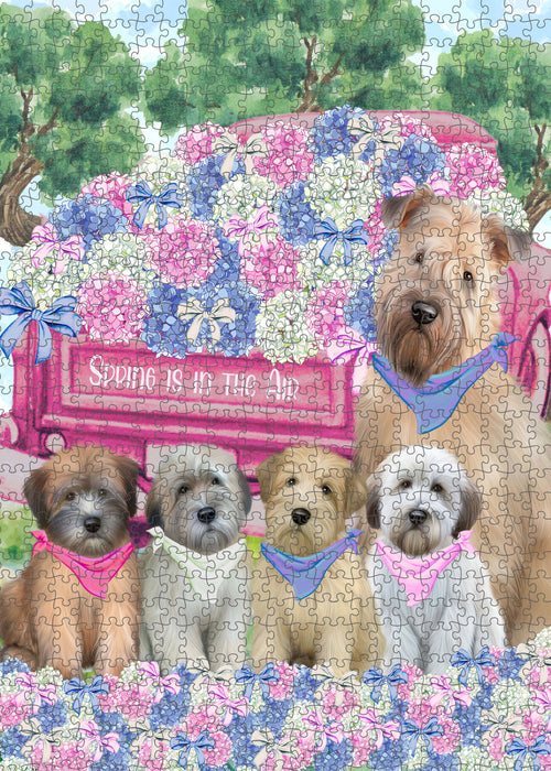 Wheaten Terrier Jigsaw Puzzle: Explore a Variety of Designs, Interlocking Puzzles Games for Adult, Custom, Personalized, Gift for Dog and Pet Lovers