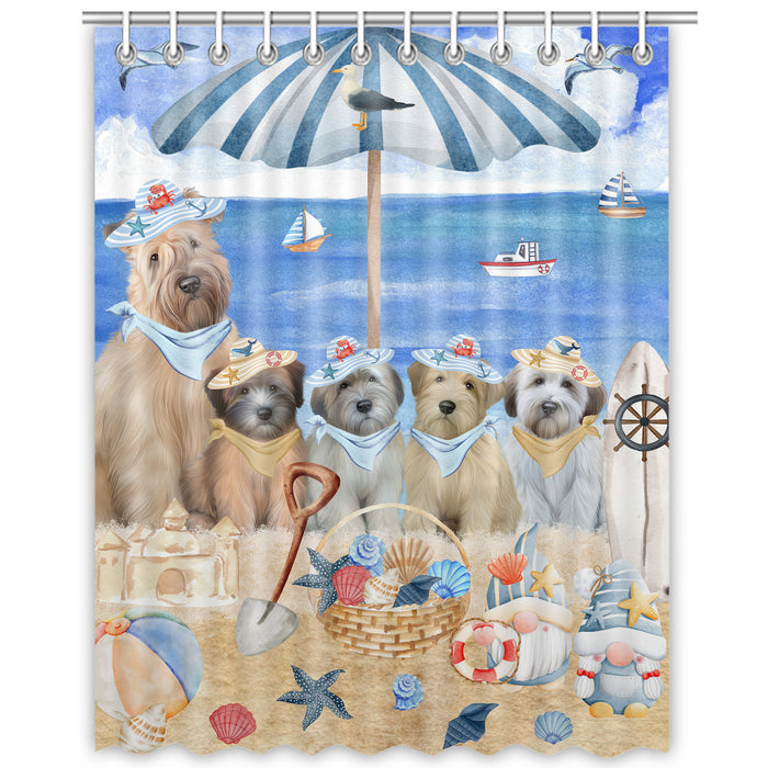 Wheaten Terrier Shower Curtain: Explore a Variety of Designs, Personalized, Custom, Waterproof Bathtub Curtains for Bathroom Decor with Hooks, Pet Gift for Dog Lovers