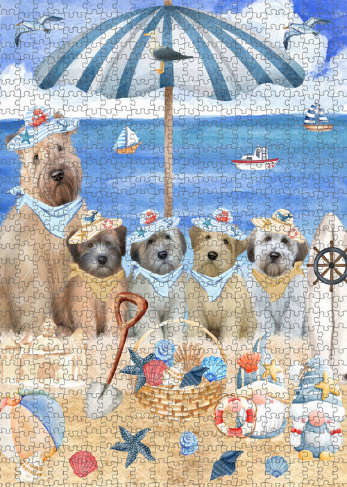 Wheaten Terrier Jigsaw Puzzle for Adult, Interlocking Puzzles Games, Personalized, Explore a Variety of Designs, Custom, Dog Gift for Pet Lovers