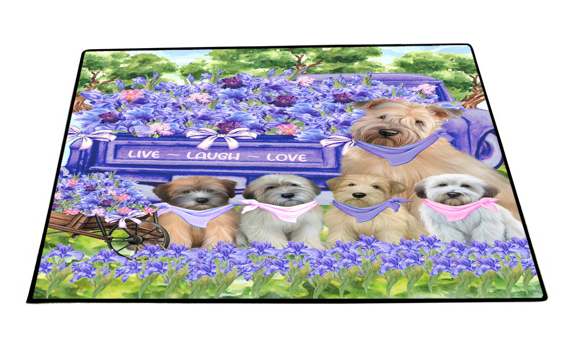 Wheaten Terrier Floor Mats: Explore a Variety of Designs, Personalized, Custom, Halloween Anti-Slip Doormat for Indoor and Outdoor, Dog Gift for Pet Lovers