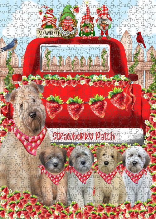 Wheaten Terrier Jigsaw Puzzle for Adult, Explore a Variety of Designs, Interlocking Puzzles Games, Custom and Personalized, Gift for Dog and Pet Lovers