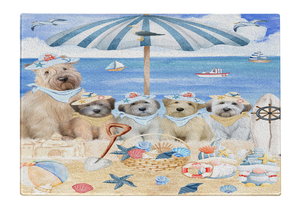 Wheaten Terrier Tempered Glass Cutting Board: Explore a Variety of Custom Designs, Personalized, Scratch and Stain Resistant Boards for Kitchen, Gift for Dog and Pet Lovers