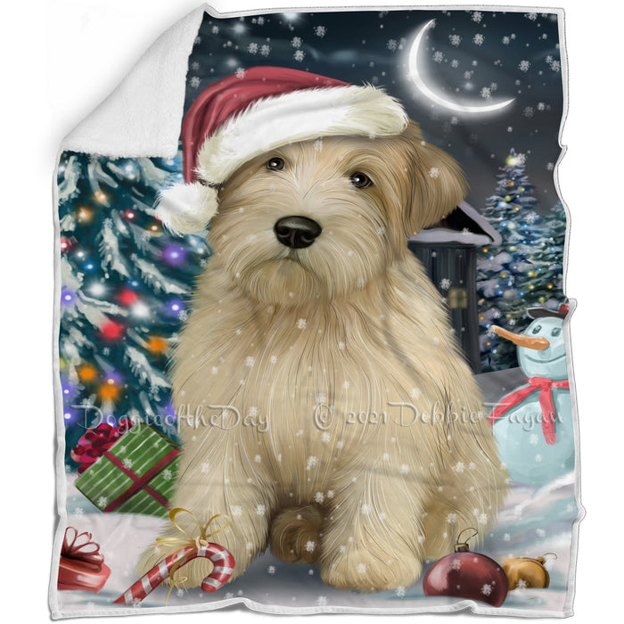 Have a Holly Jolly Wheaten Terrier Dog Christmas Blanket BLNKT81939