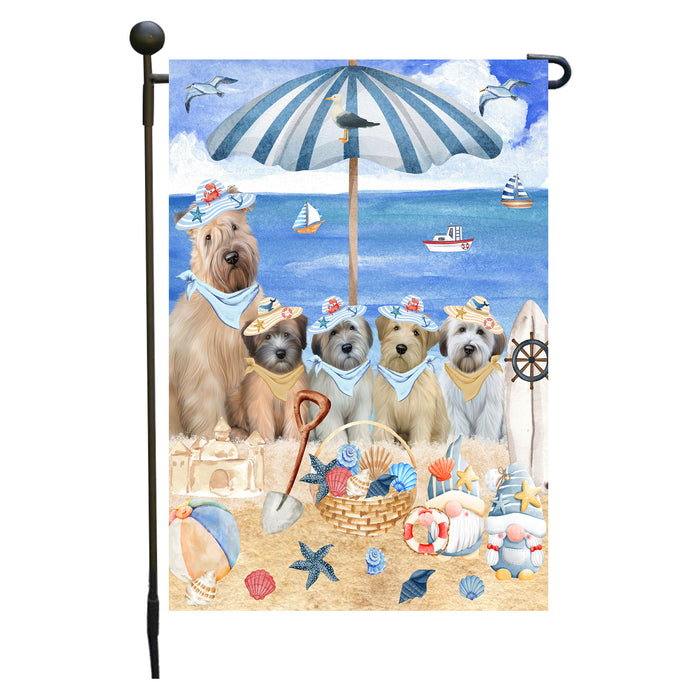 Wheaten Terrier Dogs Garden Flag, Double-Sided Outdoor Yard Garden Decoration, Explore a Variety of Designs, Custom, Weather Resistant, Personalized, Flags for Dog and Pet Lovers