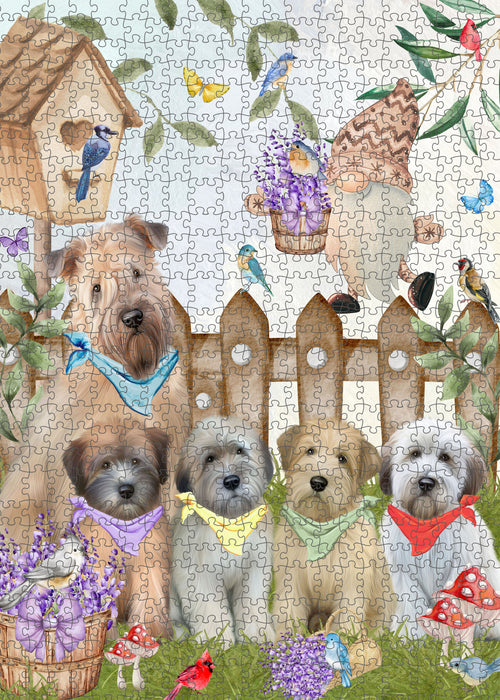 Wheaten Terrier Jigsaw Puzzle for Adult, Explore a Variety of Designs, Interlocking Puzzles Games, Custom and Personalized, Gift for Dog and Pet Lovers