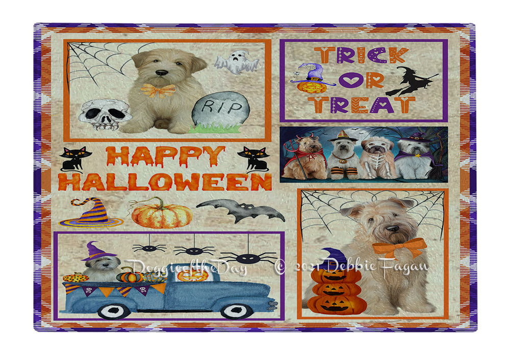 Happy Halloween Trick or Treat West Highland Terrier Dogs Cutting Board - Easy Grip Non-Slip Dishwasher Safe Chopping Board Vegetables C79504