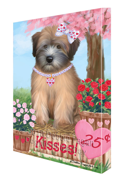 Rosie 25 Cent Kisses Wheaten Terrier Dog Canvas Print Wall Art Décor CVS128609