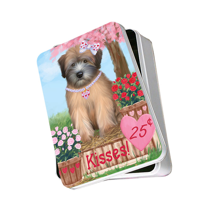 Rosie 25 Cent Kisses Wheaten Terrier Dog Photo Storage Tin PITN56208