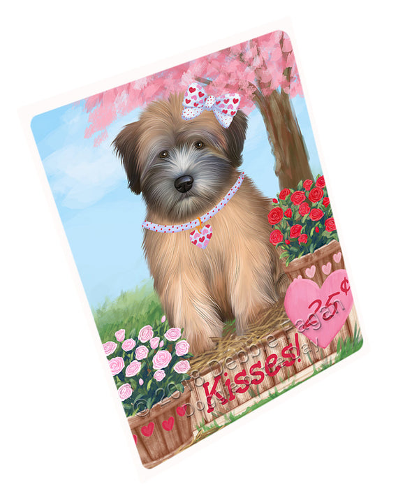 Rosie 25 Cent Kisses Wheaten Terrier Dog Large Refrigerator / Dishwasher Magnet RMAG99858