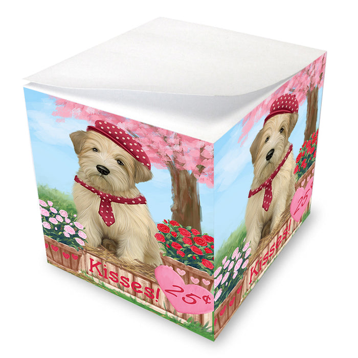 Rosie 25 Cent Kisses Wheaten Terrier Dog Note Cube NOC54338
