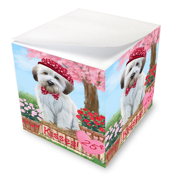Rosie 25 Cent Kisses Wheaten Terrier Dog Note Cube NOC54339