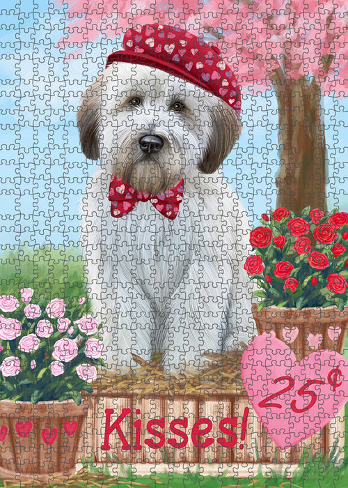 Rosie 25 Cent Kisses Wheaten Terrier Dog Puzzle with Photo Tin PUZL93268