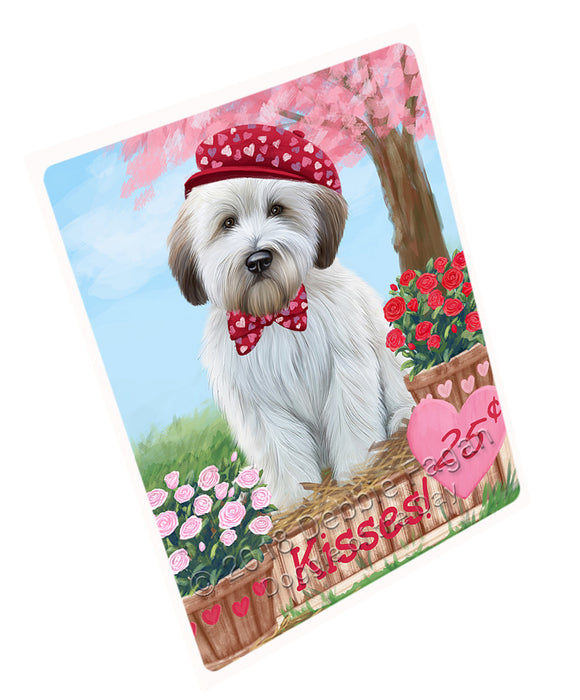 Rosie 25 Cent Kisses Wheaten Terrier Dog Magnet MAG73940 (Small 5.5" x 4.25")