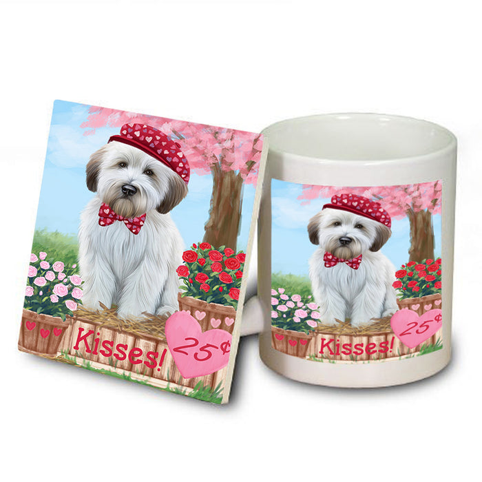 Rosie 25 Cent Kisses Wheaten Terrier Dog Mug and Coaster Set MUC56259