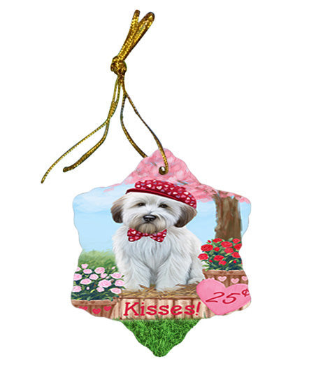 Rosie 25 Cent Kisses Wheaten Terrier Dog Star Porcelain Ornament SPOR56623