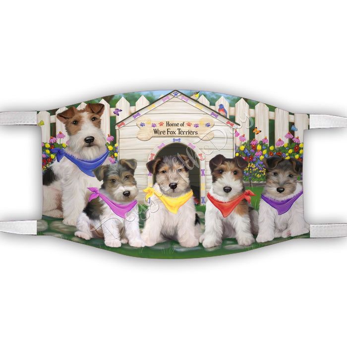 Spring Dog House Wire Fox Terrier Dogs Face Mask FM48847