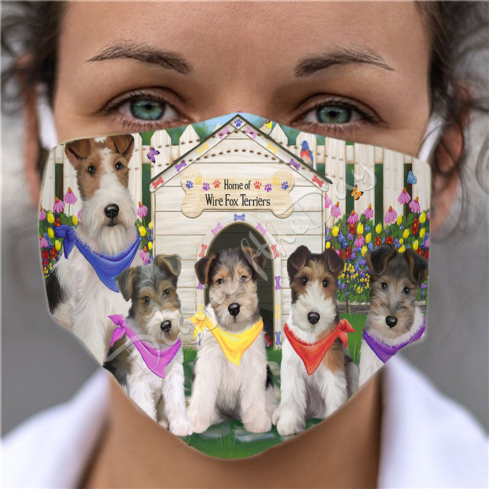 Spring Dog House Wire Fox Terrier Dogs Face Mask FM48847