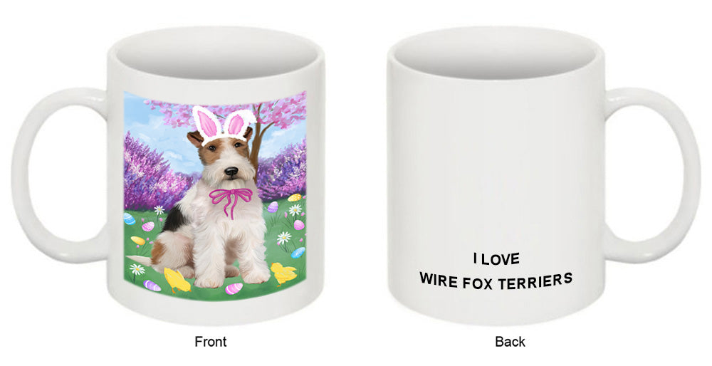 Easter Holiday Wire Fox Terrier Dog Coffee Mug MUG52354