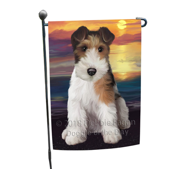 Wire Fox Terrier Dog Garden Flag GFLG52871