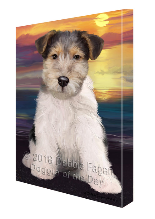 Wire Fox Terrier Dog Canvas Print Wall Art Décor CVS93140