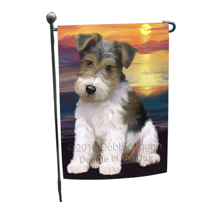 Wire Fox Terrier Dog Garden Flag GFLG52873