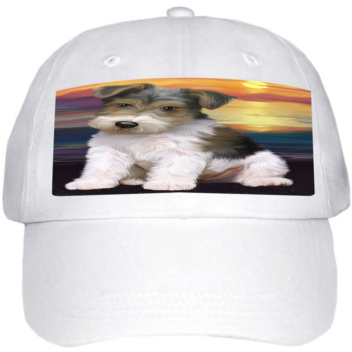 Wire Fox Terrier Dog Ball Hat Cap HAT62166