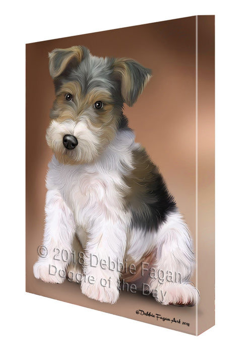 Wire Fox Terrier Dog Canvas Print Wall Art Décor CVS92555