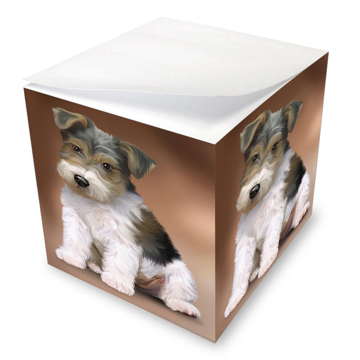Wire Fox Terrier Dog Note Cube NOC52745