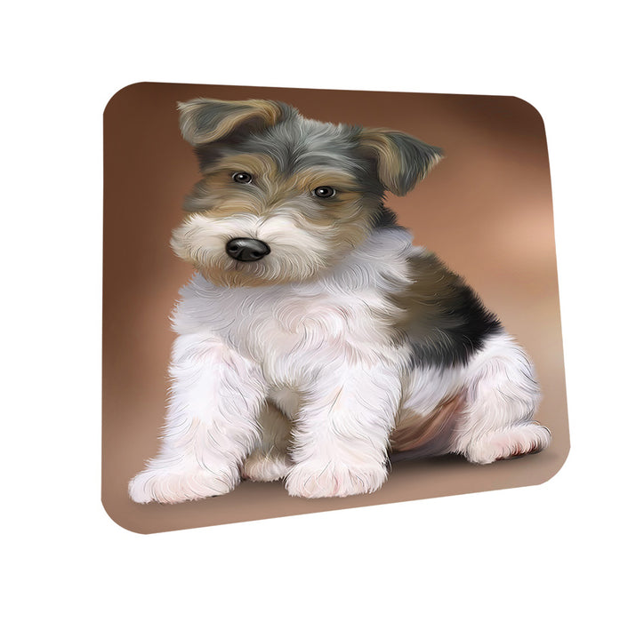 Wire Fox Terrier Dog Coasters Set of 4 CST52704