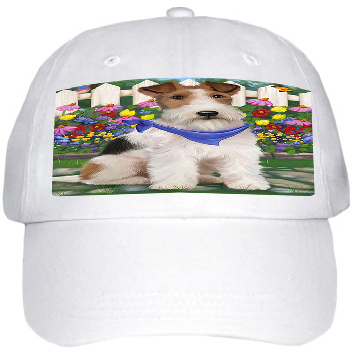 Spring Floral Wire Hair Terrier Dog Ball Hat Cap HAT60591