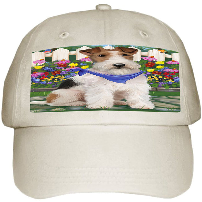 Spring Floral Wire Hair Terrier Dog Ball Hat Cap HAT60591